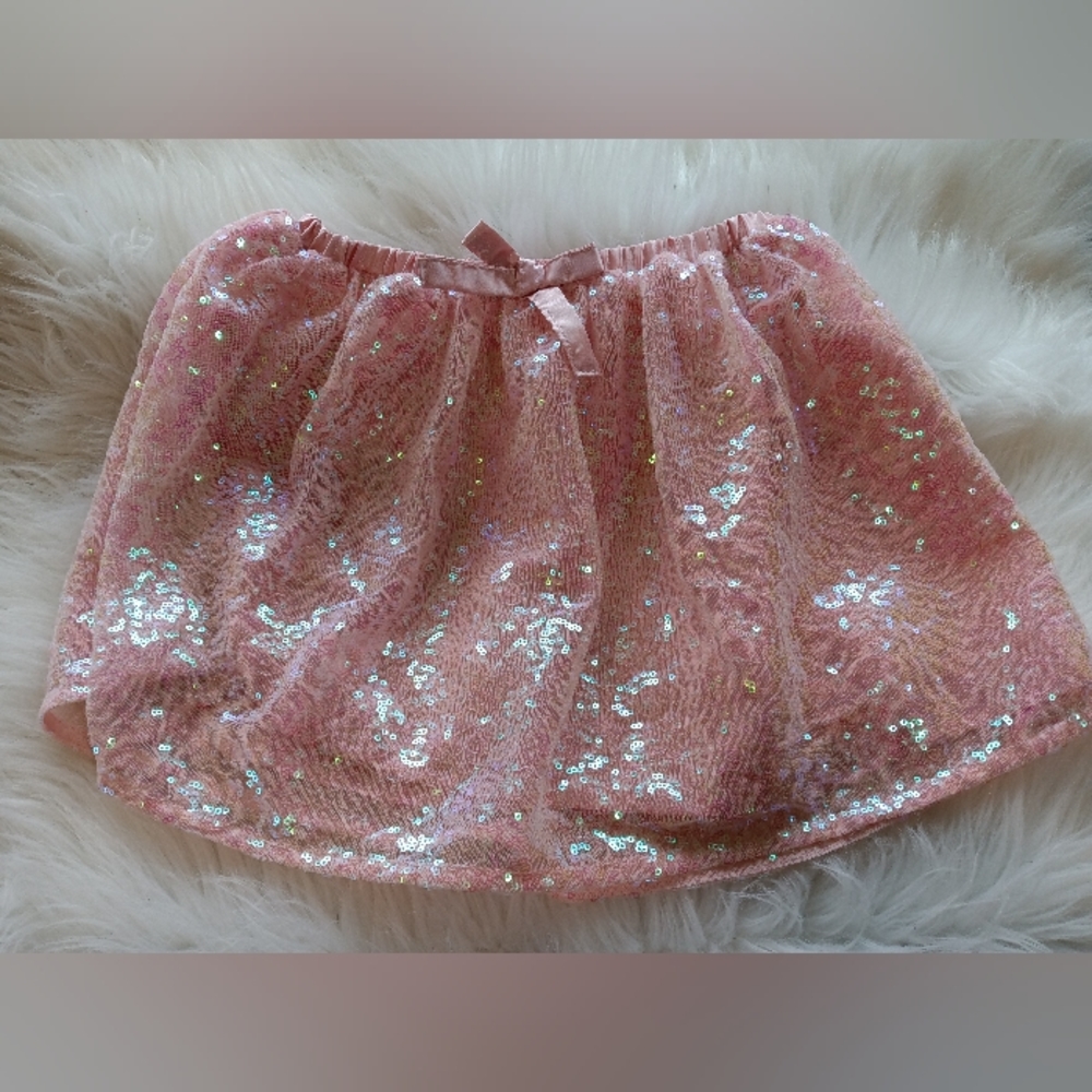 Beautiful Pink Sequin Skirt by 365 Kids size 7